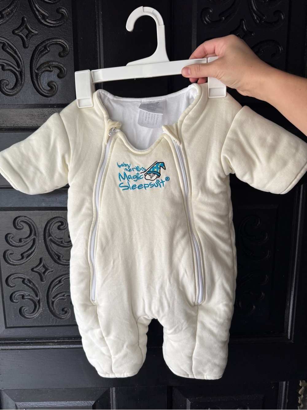 Baby Merlin's Magic Sleepsuit in Cream L 6-9 Months